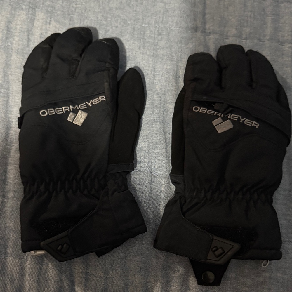 Obermeyer Black Insulated Gloves